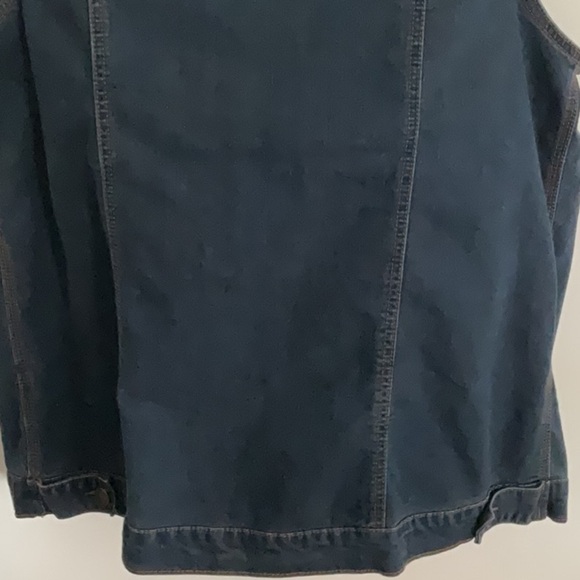 LOVE AND LEGEND BLUE JEAN VEST - Picture 7 of 8